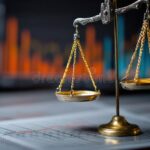 balance-de-justice-avec-documents-financiers-flous
