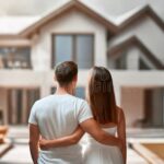 Quel Est Le Taux Du Plan Épargne Logement (PEL) À La Caisse d'Épargne jeune-couple-heureux-devant-maison-moderne