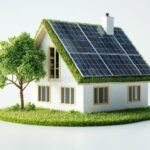 maison-ecologique-avec-panneau-solaire-lumineux