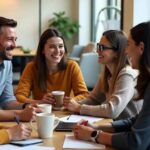 personnes-discutant-autour-dune-table-moderne