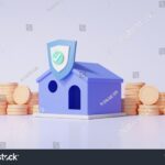 symbole-de-protection-avec-pieces-et-maison